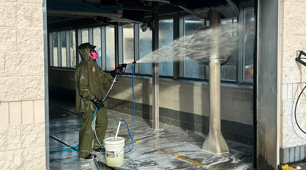 Car Wash Tunnel Power Washing Service by PROSITE Powerwash